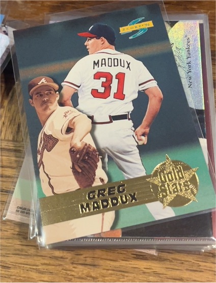 1996 Score Gold Stars #17 Greg Maddux — front