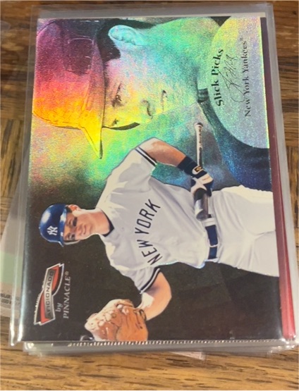 1996 Pinnacle Aficionado #24 Tino Martinez Slick Picks New York Yankees — front