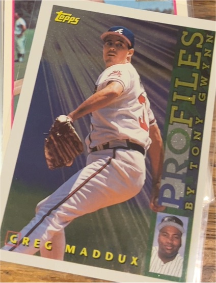 1996 Topps Profiles #NL-04 Greg Maddux — front