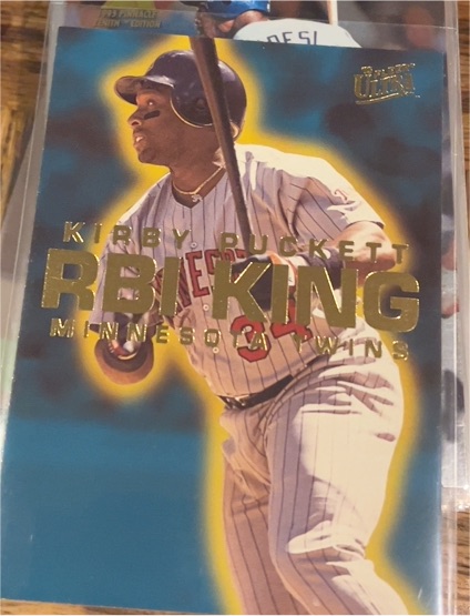 1995 Fleer Ultra RBI King Kirby Puckett — front