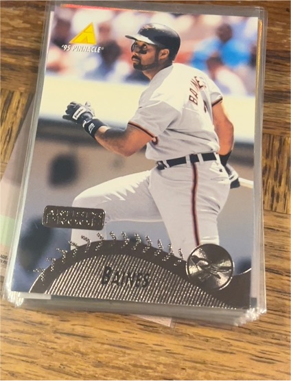 1995 Pinnacle #199 Barry Bonds — front
