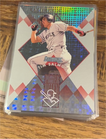 1996 Donruss Power Alley #5 Tim Salmon — front