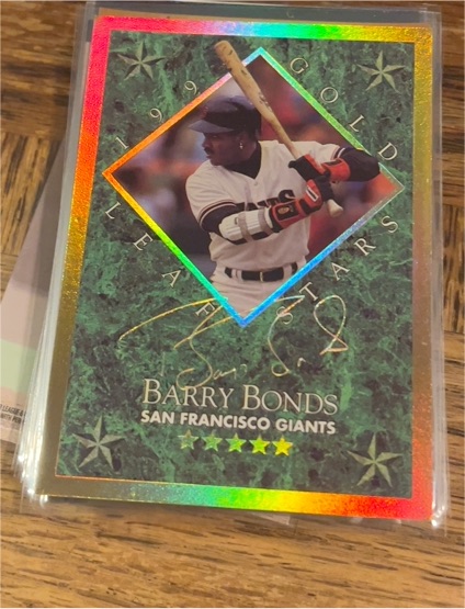 1994 Leaf Gold Stars #2 Barry Bonds — front