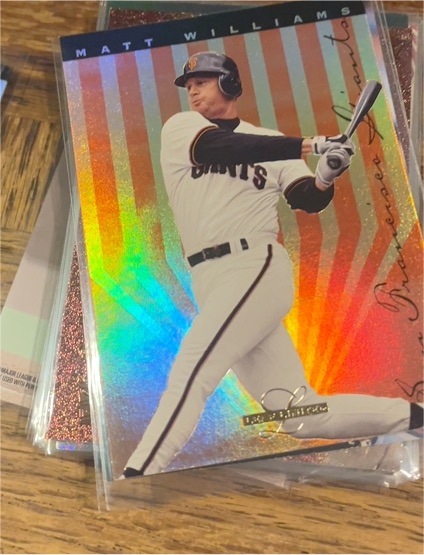 1995 Leaf Limited Gold #17 Matt Williams — front