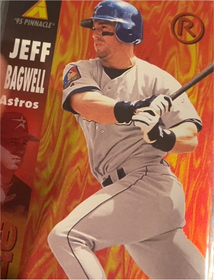 1995 Pinnacle Red Hot #RH4 Jeff Bagwell — front