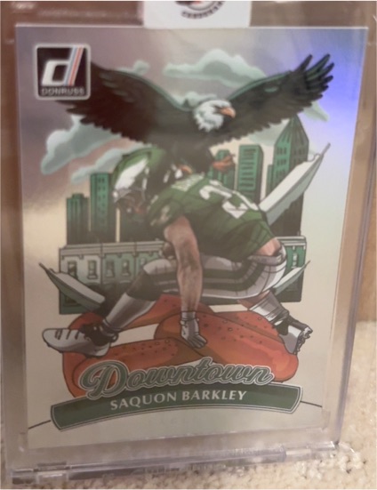 2025 Panini Donruss #7 Saquon Barkley Downtown — front