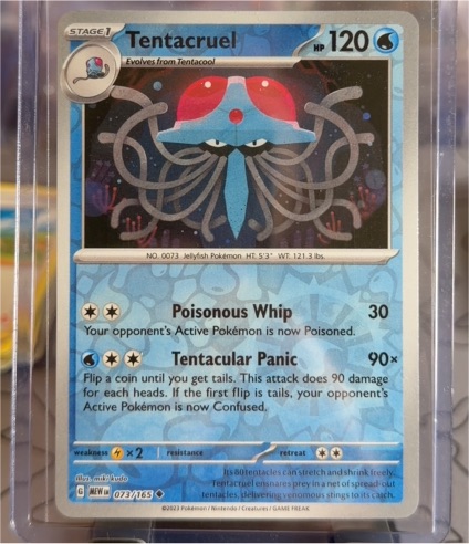 2023 Pokemon Scarlet & Violet 151 #073 Tentacruel — front