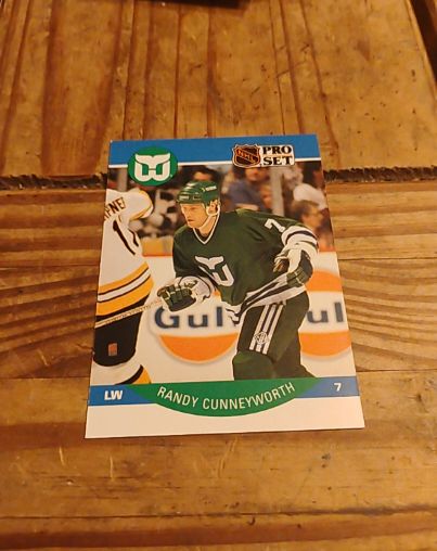 1990-91 Pro Set #101 Randy Cunneyworth — front