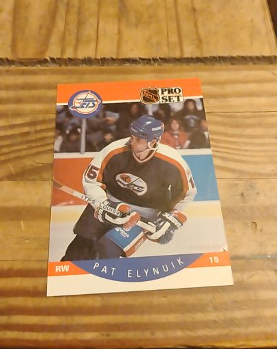 1990-91 Pro Set #327 Pat Elynuik — front