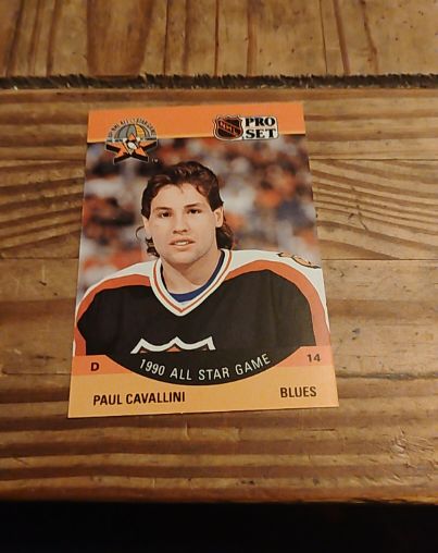 1990-91 Pro Set #353 Paul Cavallini All-Star St Louis Blues — front