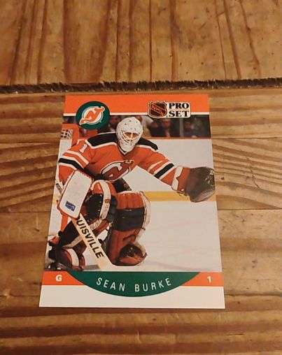 1990-91 Pro Set #164 Sean Burke — front