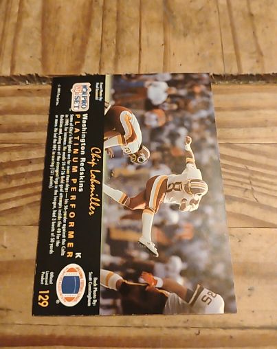 1991 Pro Set #129 Chip Lohmiller — front