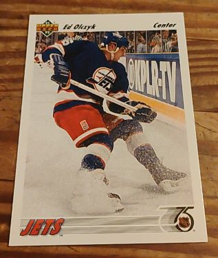 1991-92 Upper Deck #387 Ed Olczyk — front