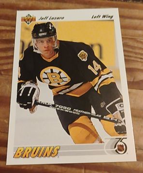 1991-92 Upper Deck #364 Jeff Lazaro — front