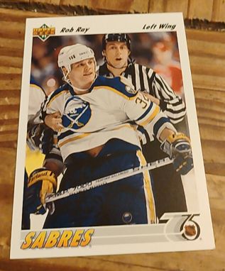 1991-92 Upper Deck #349 Rob Ray — front
