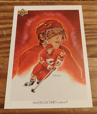 1991-92 Upper Deck #80 Theoren Fleury Calgary Flames — front