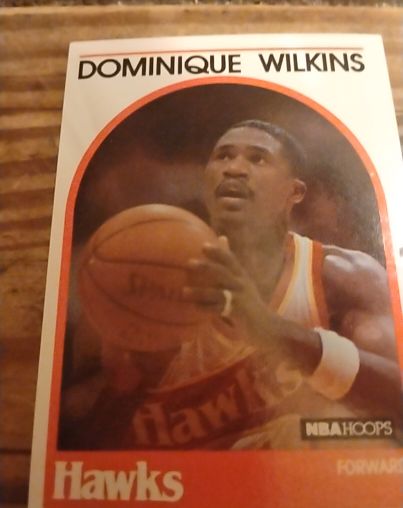 1989 NBA Hoops #2 Dominique Wilkins — front