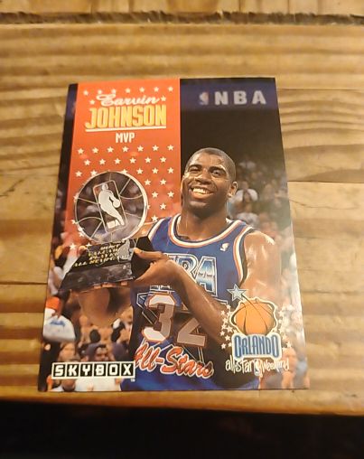 1992-93 SkyBox #310 Earvin "Magic" Johnson All-Star MVP — front