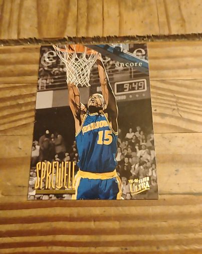 1995-96 Fleer Ultra Encore #342 Latrell Sprewell — front