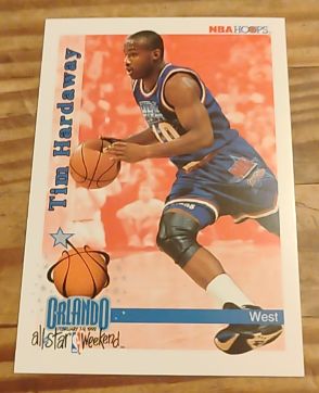 1992-93 NBA Hoops #307 Tim Hardaway — front