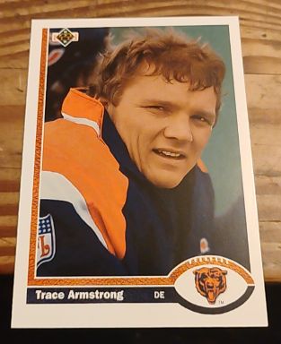 1991 Upper Deck #342 Trace Armstrong — front