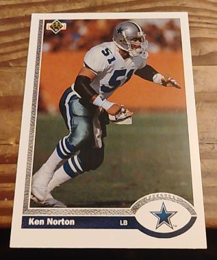 1991 Upper Deck #387 Ken Norton — front