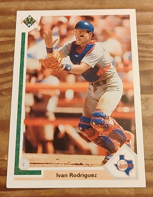1991 Upper Deck Final Edition #55F Ivan Rodriguez — front