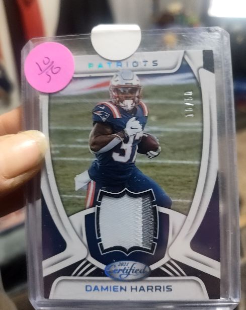 2021 Panini Certified #215/299 Damien Harris — front