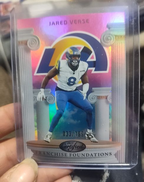 2025 Panini Certified Franchise Foundations #FFO-JVE Jared Verse — front