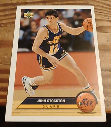 1992-93 Upper Deck McDonald's #P41 John Stockton — front