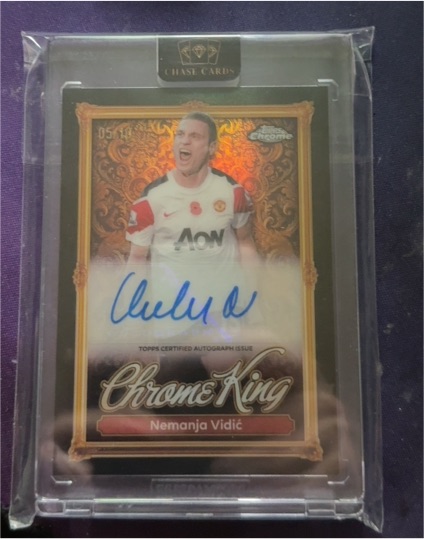 2025-26 Topps Premier League Chrome King #CK 15 Nemanja Vidić — front