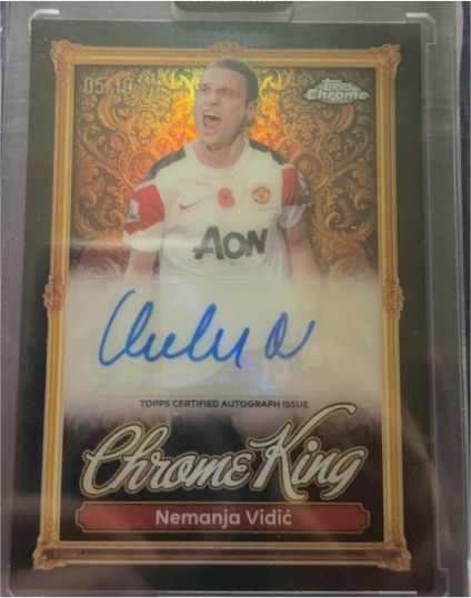2025-26 Topps Premier League Chrome King #CK15 Nemanja Vidić — front
