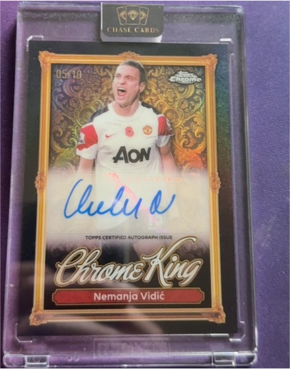 2025-26 Topps Premier League Chrome King #CK15 Nemanja Vidić — front