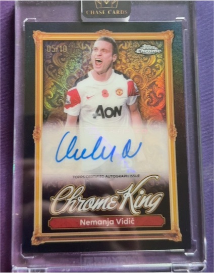 2025-26 Topps Premier League Chrome King #CK15 Nemanja Vidić — front