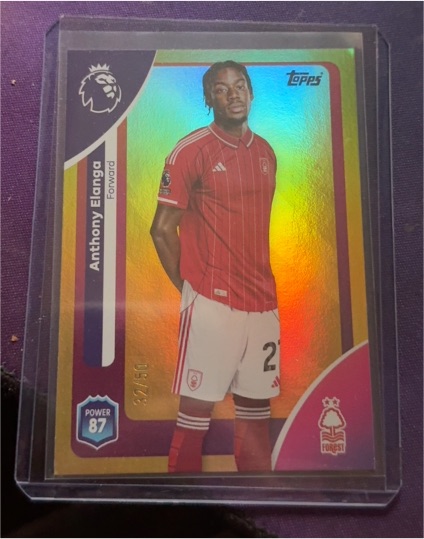2025-26 Topps Premier League #247 Anthony Elanga — front