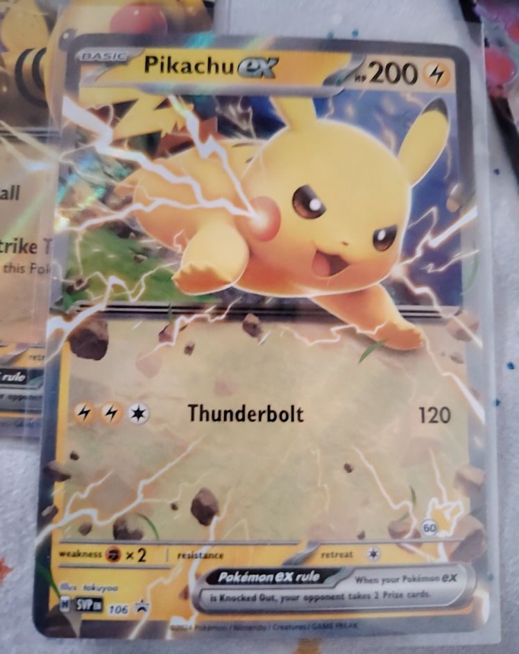 2024 Pokémon TCG Battle Academy #106 Pikachu ex — front