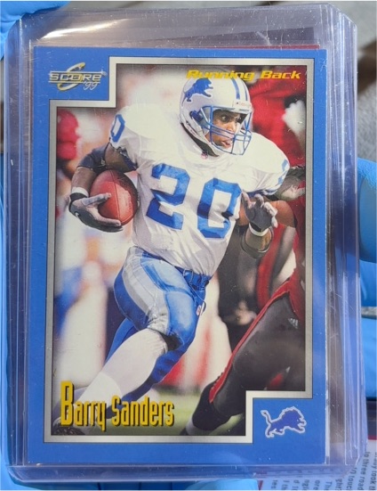 1999 Score #29 Barry Sanders — front
