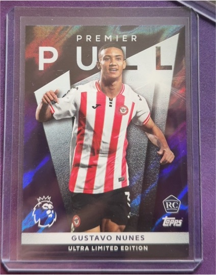 2025-26 Topps Premier League Premier Pull Ultra Limited Edition Gustavo Nunes — front