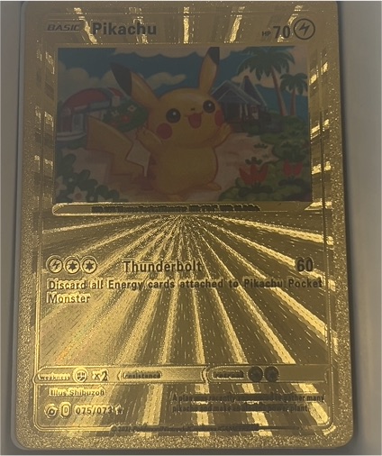 2023 Pokémon #075 Pikachu — front