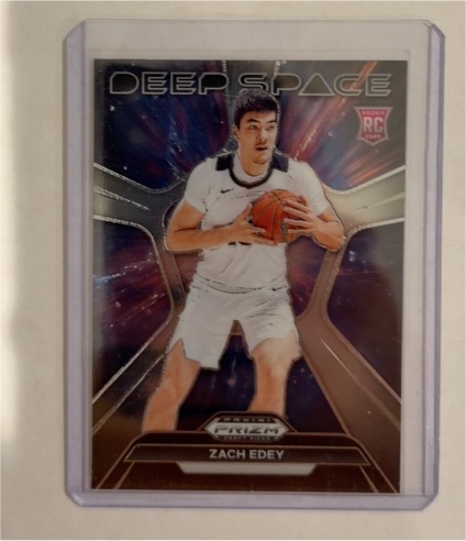 2024 Panini Prizm Draft Picks #4 Zach Edey Deep Space — front