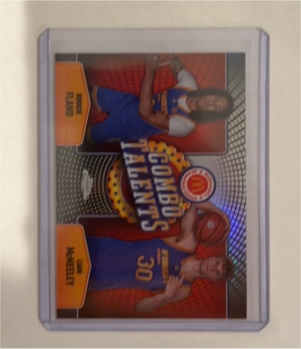 2024 Topps Chrome McDonald's Combo Talents Rhyne Howard / Aidan Igiehon — front