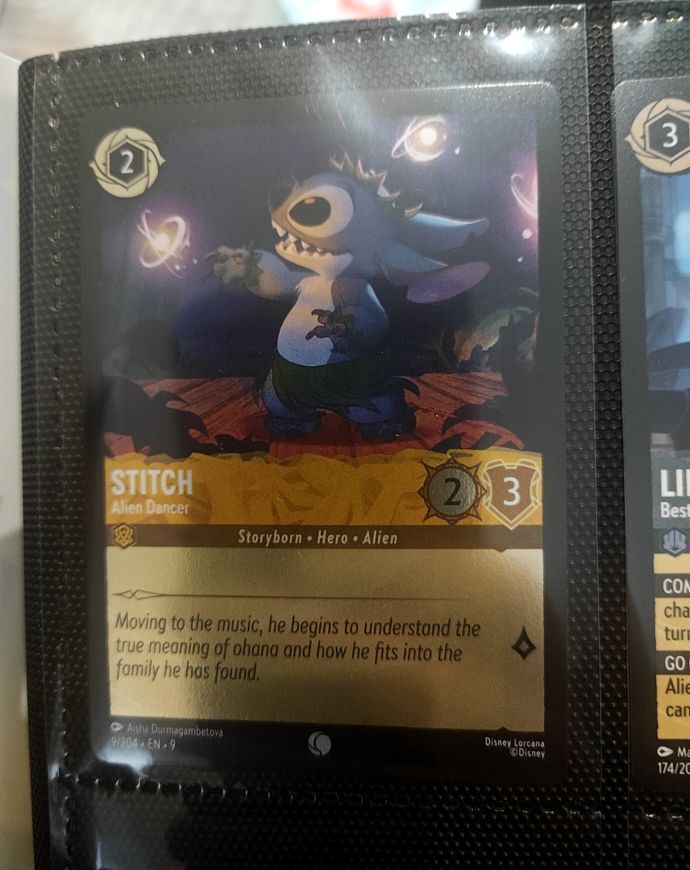 2025 Disney Lorcana #23 Stitch Alien Dancer — front