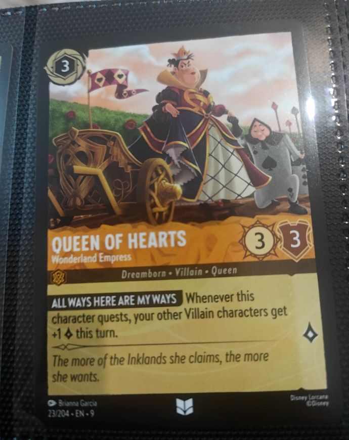 2024 Disney Lorcana #23 Queen of Hearts — front