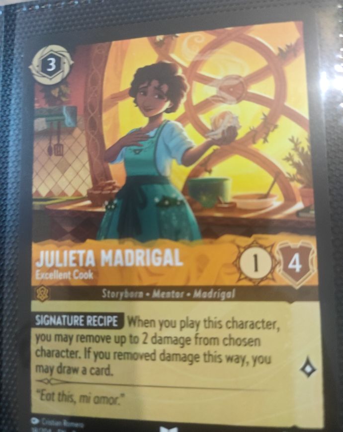 2024 Disney Lorcana #13 Julieta Madrigal Excellent Cook — front