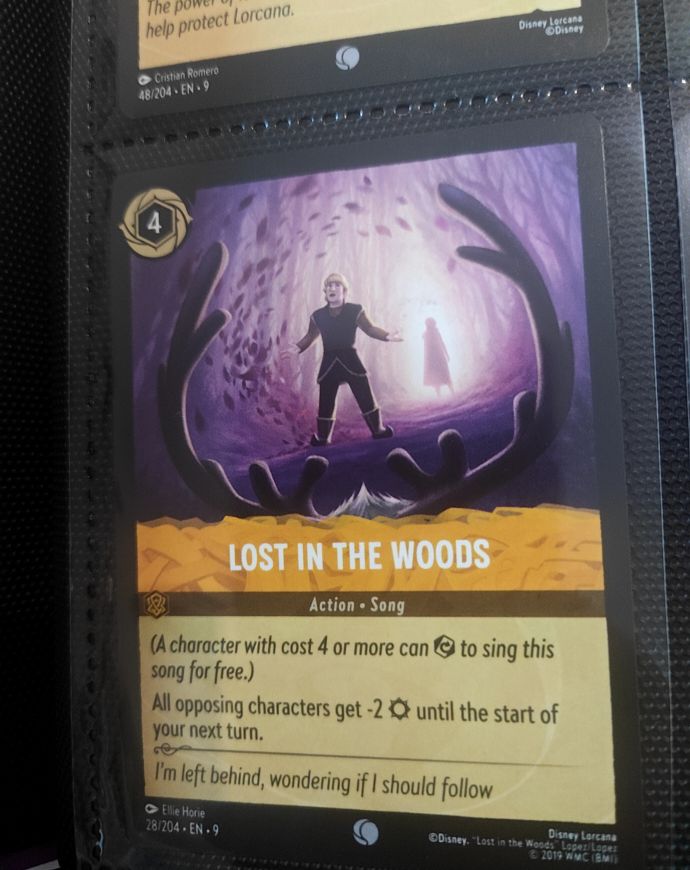2019 Disney Lorcana #28 Lost In The Woods — front
