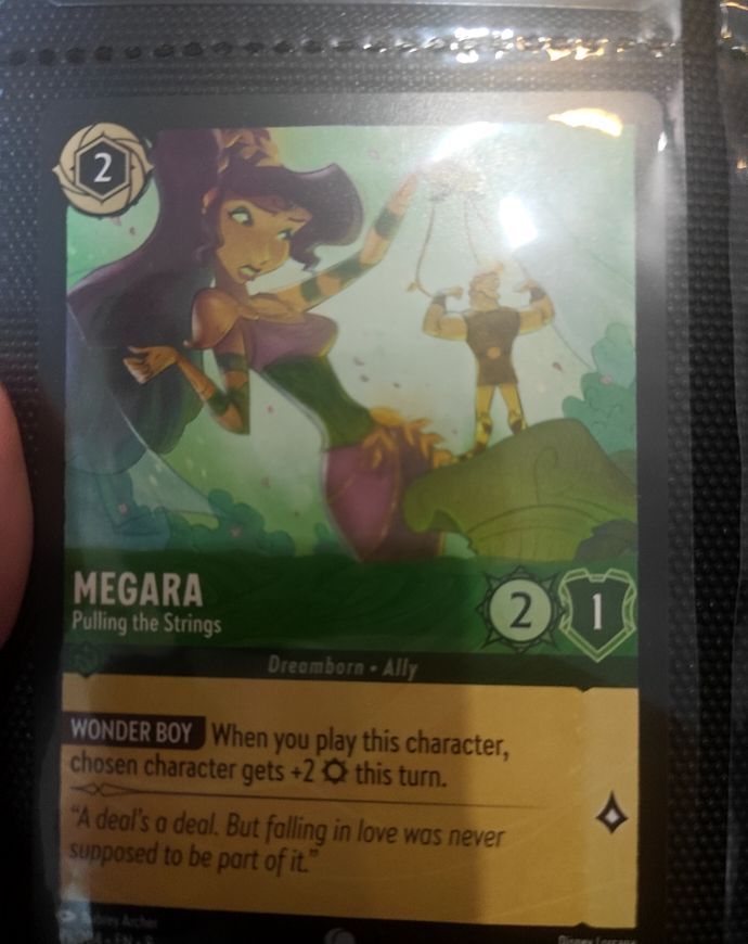 2023 Disney Lorcana The First Chapter #87 Megara Pulling the Strings — front