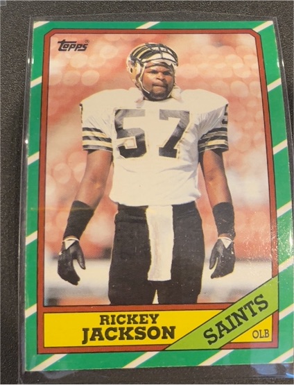 1986 Topps #346 Rickey Jackson — front