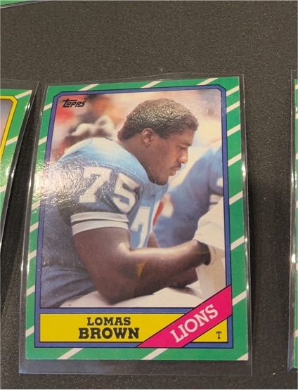 1986 Topps #248 Lomas Brown — front