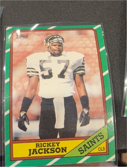 1986 Topps #346 Rickey Jackson — front