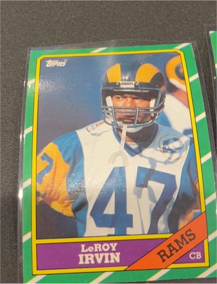 1986 Topps #90 LeRoy Irvin — front